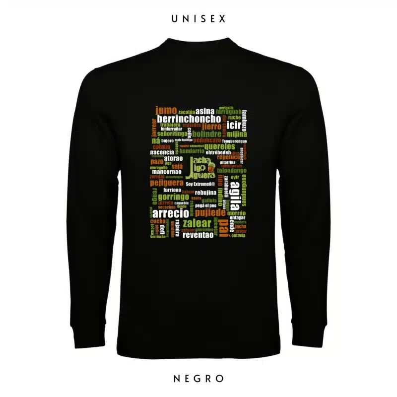 Camiseta Extremadura ML Negra Castúa
