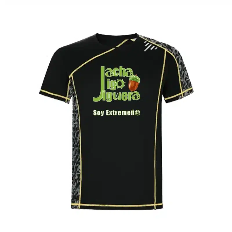 Camiseta Extremadura Chamiza Negra Miajón