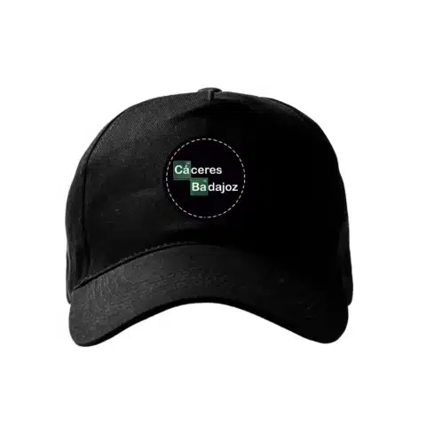 Gorra negra Extremadura Cáceres Badajoz V