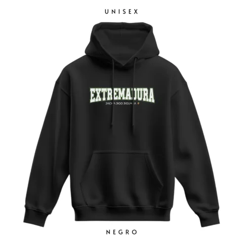 sudaderas con capucha negra zagal extremadura