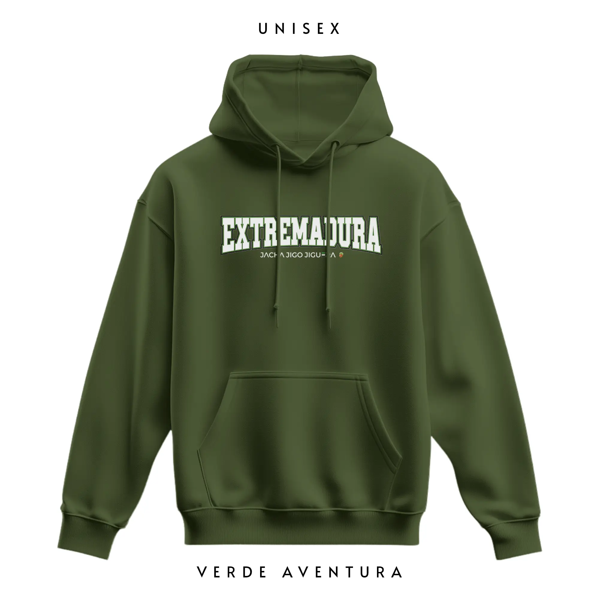 Sudadera Zagal LE con capucha verde aventura Sudadera Zagal LE con capucha verde aventura