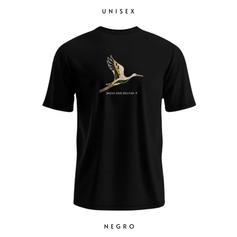 camiseta-extremadura-cigueña-klimt-negro