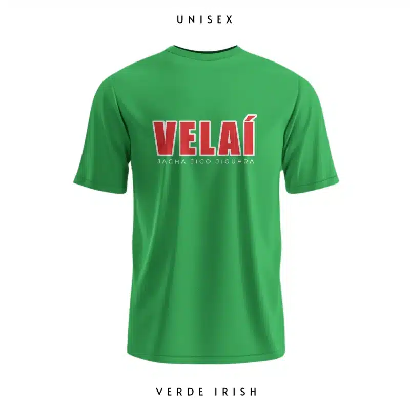 Camiseta Extremadura Velaí VI - Colección Verde Irish - Extremadura - Jacha Jigo Jiguera