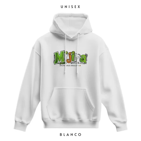 sudadera mijina extremadura blanca