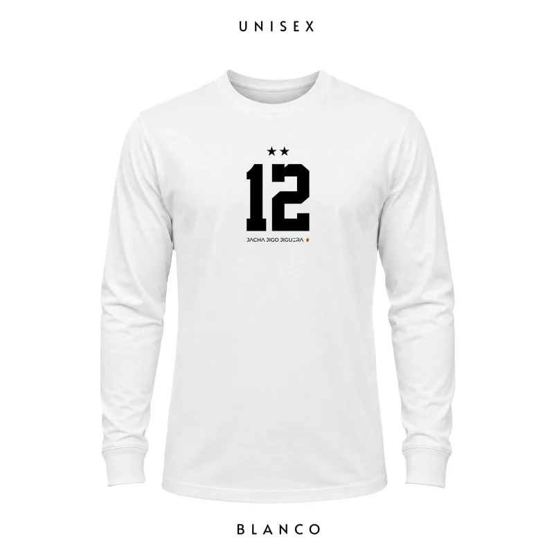 Camiseta Extremadura ML Número 12 - Camisetas manga larga - Extremadura - Jacha Jigo Jiguera