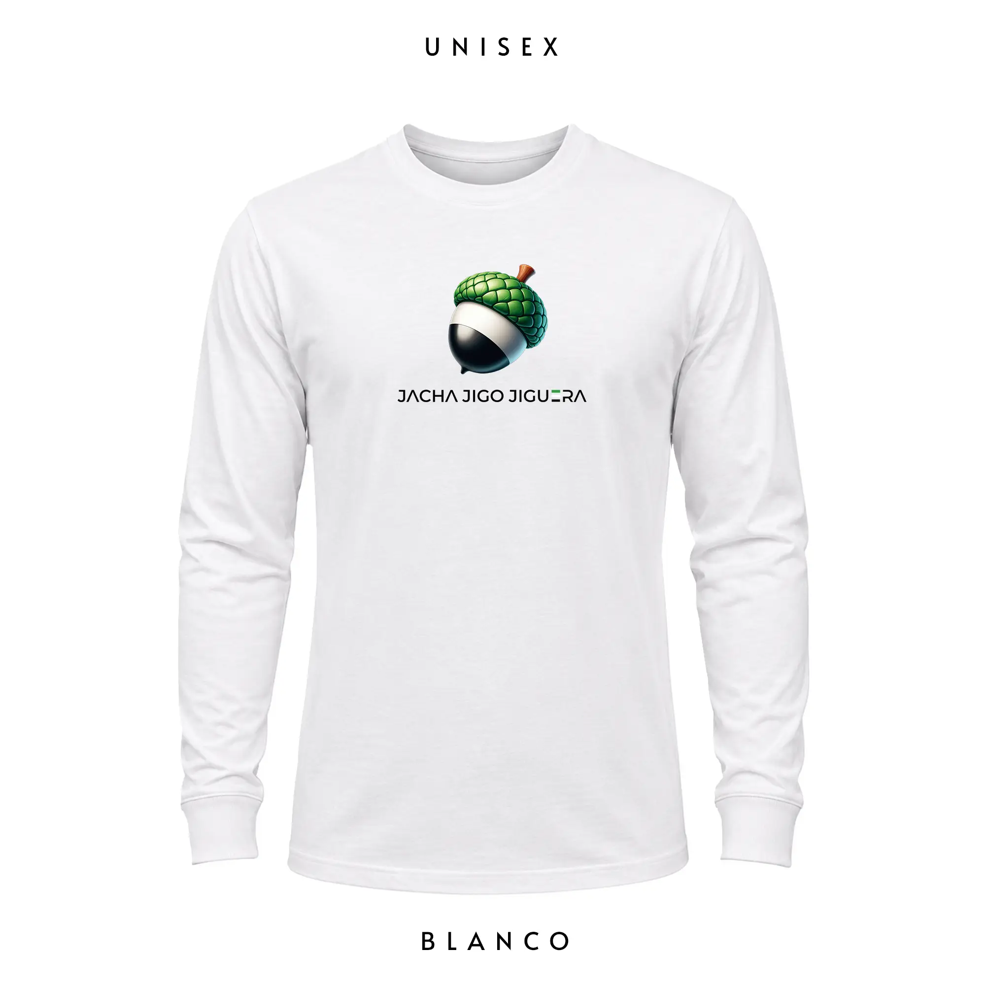 camiseta-extremadura-manga-larga-bellota-blanca