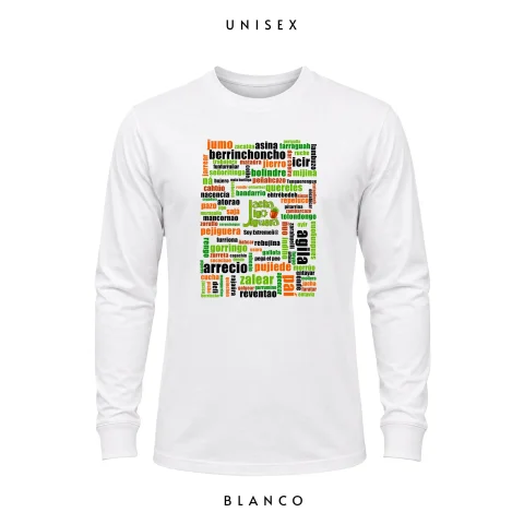 camiseta-extremadura-manga-larga-castua-blanca