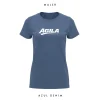 camiseta de mujer agila azul denim