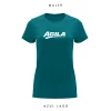 camiseta de mujer agila azul lago