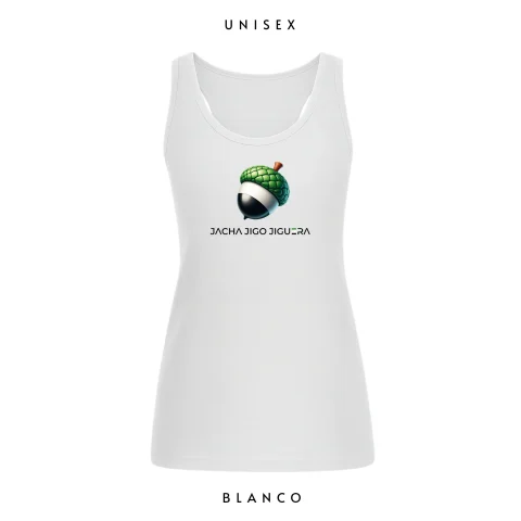 Camiseta Bellota Blanca - Camisetas de tirantes - Extremadura - Jacha Jigo Jiguera