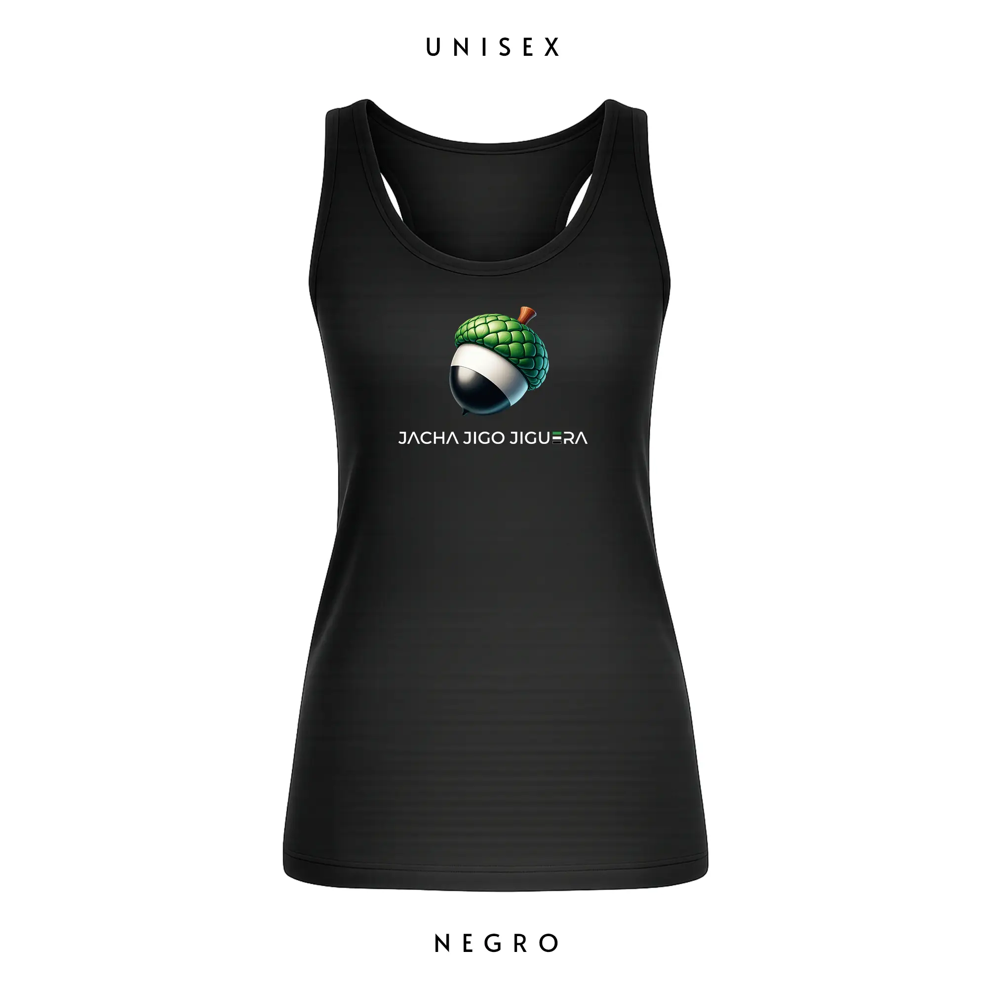 Camiseta Bellota Negra - Camisetas de tirantes - Extremadura - Jacha Jigo Jiguera