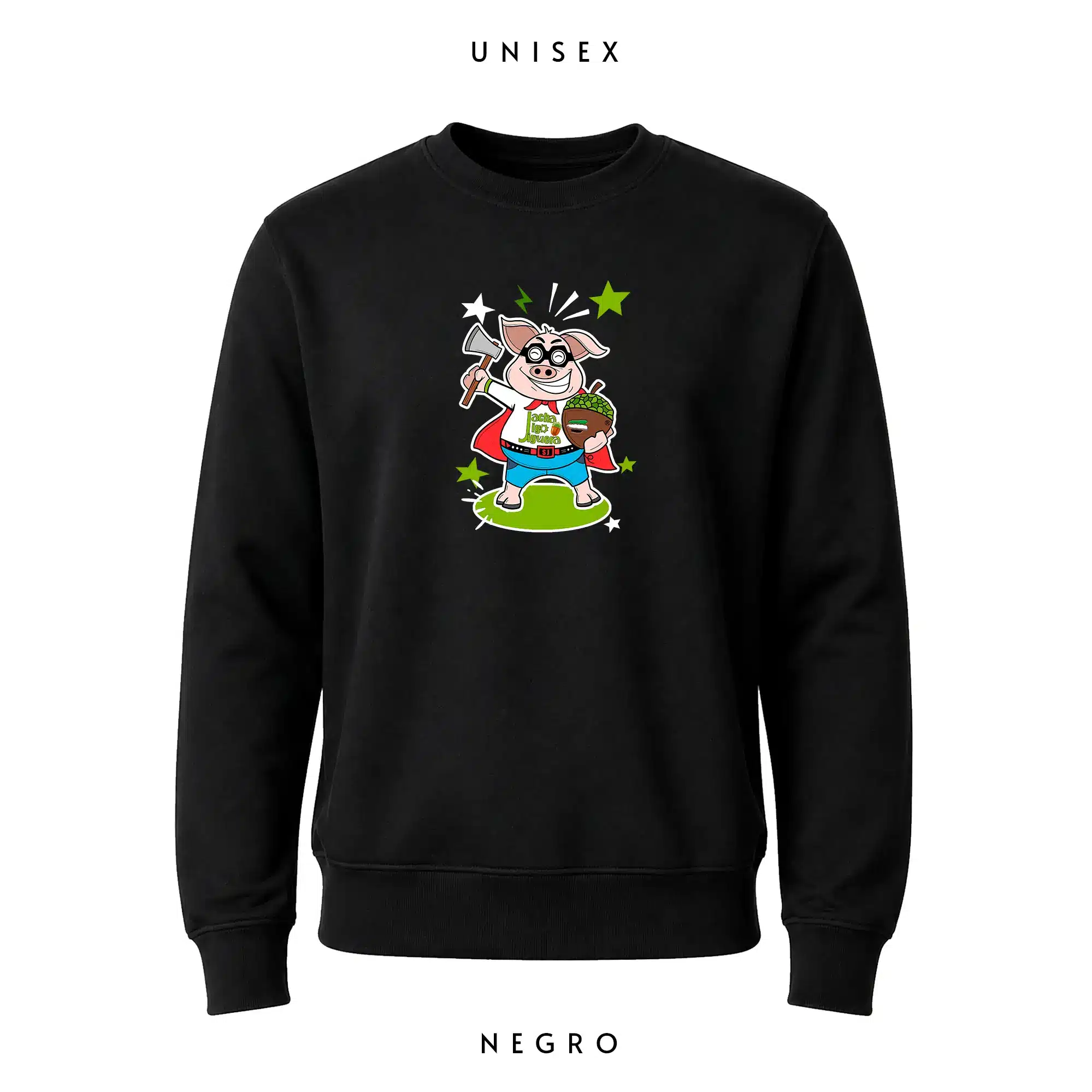 Sudadera SuperJacha SC - Sudaderas sin capucha - Extremadura - Jacha Jigo Jiguera