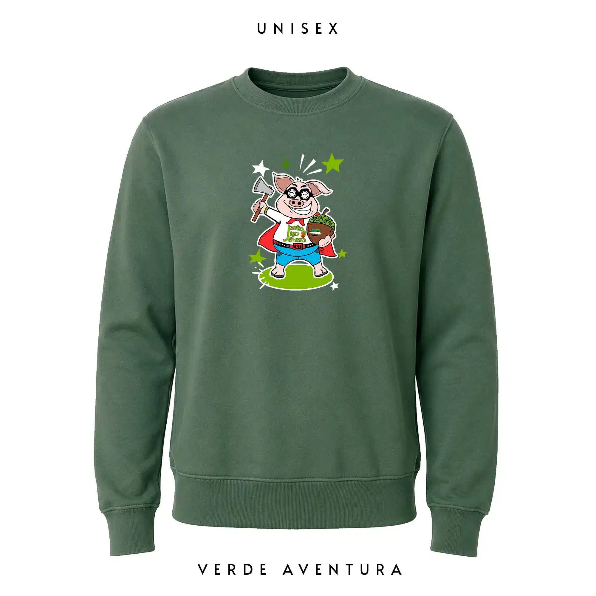 Sudadera SuperJacha SC - Sudaderas sin capucha - Extremadura - Jacha Jigo Jiguera