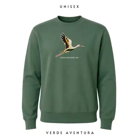 Sudadera Cigüeña Klimt SC - Sudaderas sin capucha - Extremadura - Jacha Jigo Jiguera