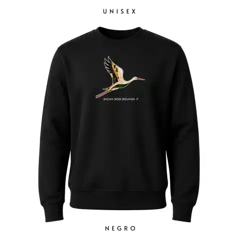Sudadera Cigüeña Klimt SC - Sudaderas sin capucha - Extremadura - Jacha Jigo Jiguera