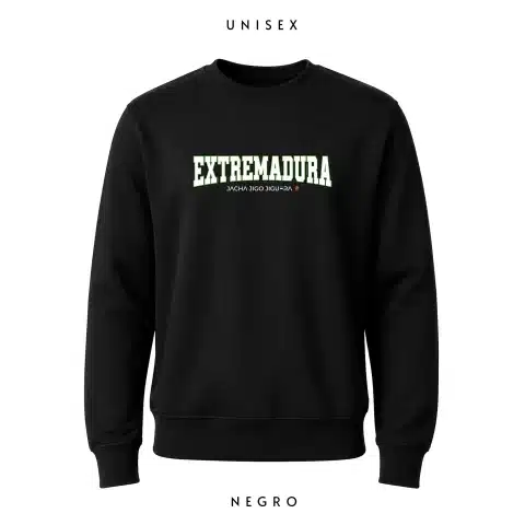 sudadera extremadura sin capucha zagal le negra
